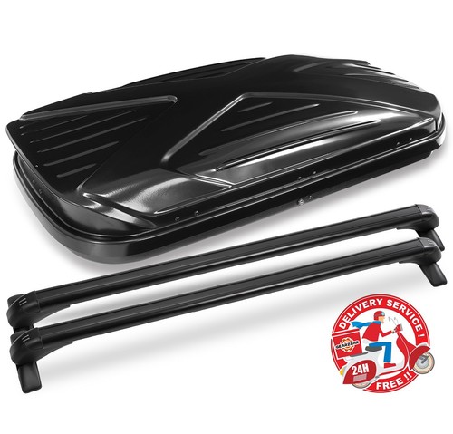 Car roof box gloss black - box,
