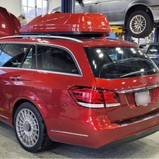 Car Roof Box In Gloss Red